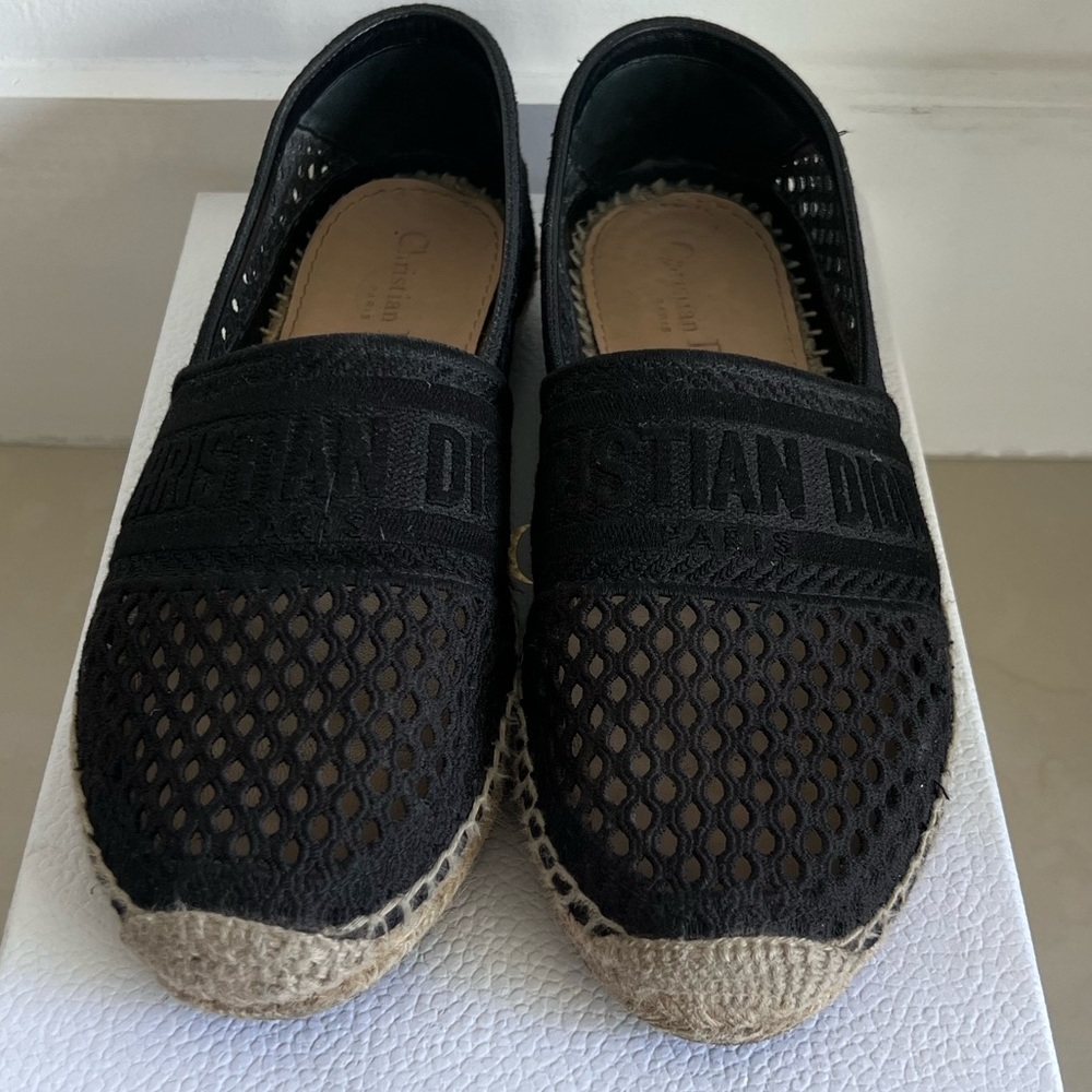 CHRISTIAN DIOR Mesh Espradrilles
